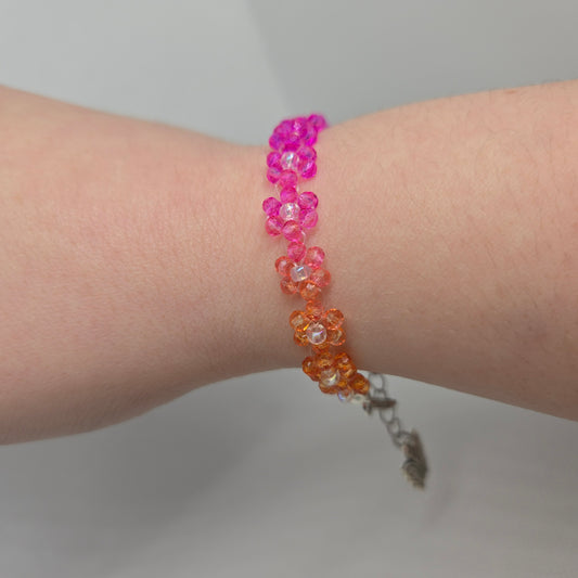 🦋 Small Gradient Seed Bead W/ Silver Clasp🦋