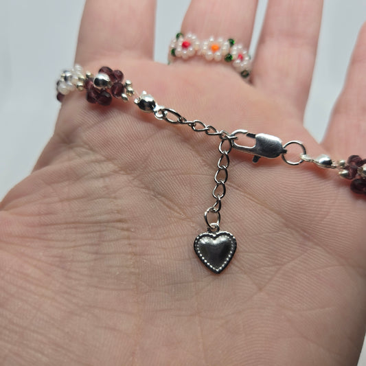 🌈 Medium Seed Bead Bracelet W/ Silver Clasp 🌈