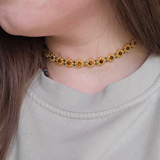 🌻 Sunflower Choker PREMADE & CUSTOMS 🌻