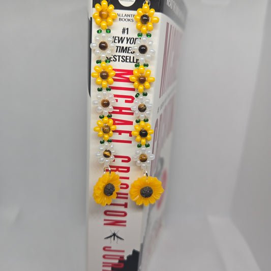 📖 Seed Bead Flower Bookmarks 📖