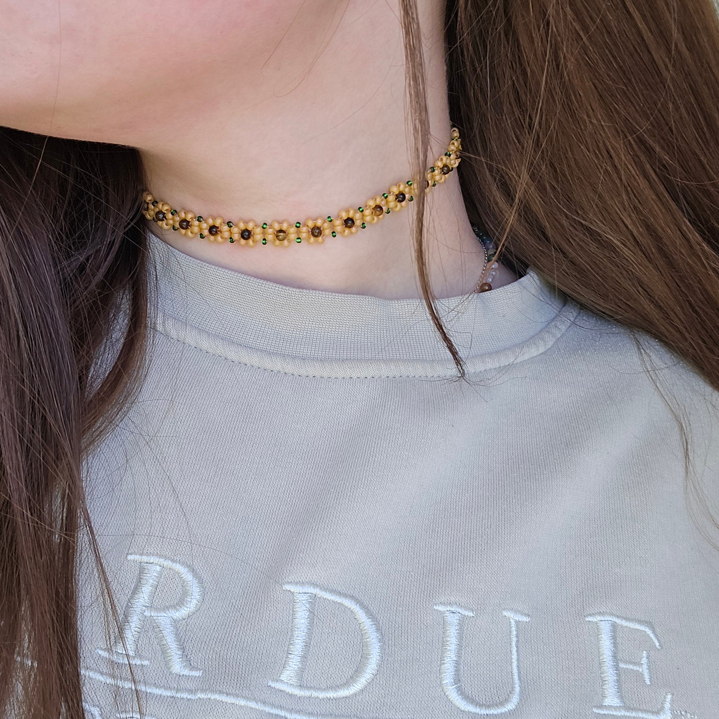 🌻 Sunflower Choker PREMADE & CUSTOMS 🌻