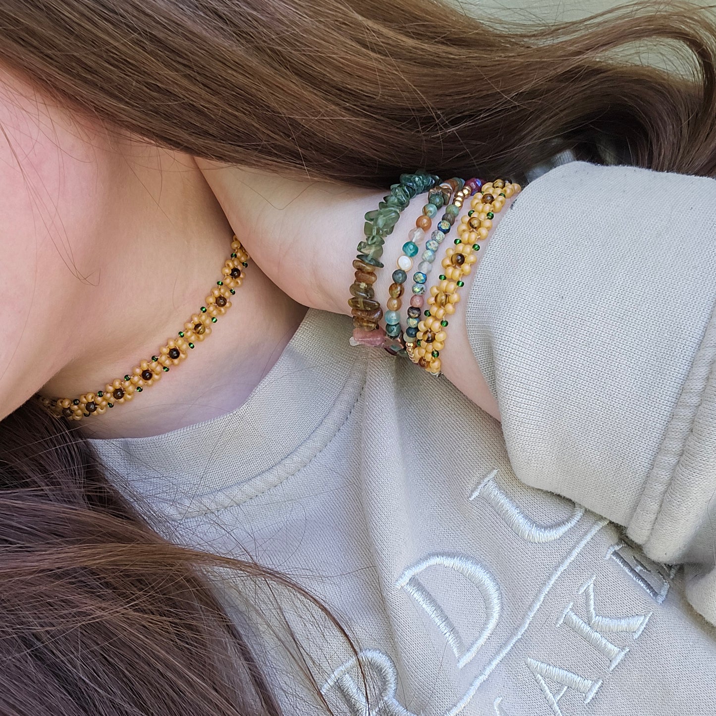 🌻 Sunflower Choker PREMADE & CUSTOMS 🌻